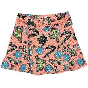 Pickleball Bella Cactus Makes Perfect Skort Peach Green Size L Activewear Skirt
